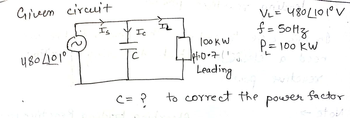 Electrical Engineering homework question answer, step 1, image 1